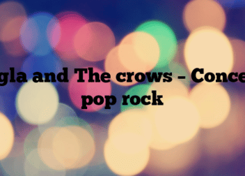 Agla and The crows – Concert pop rock