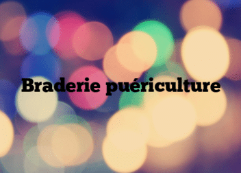 Braderie puériculture