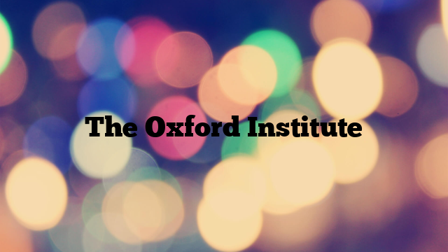 The Oxford Institute